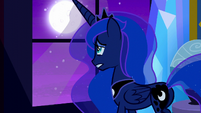 Princess Luna gazing at the moon S5E13