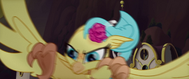 Princess Skystar swooping into battle MLPTM