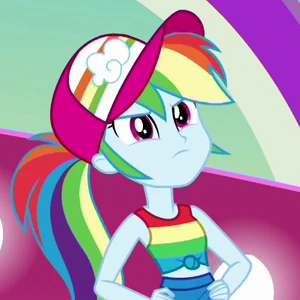 Rainbow Dash Eg Gallery Overview My Little Pony Friendship Is Magic Wiki Fandom Rainbow dash is a female pegasus pony and one of the main characters in my little pony friendship is magic. my little pony friendship is magic wiki