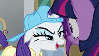 Rarity "how do we start our investigation?" S8E16