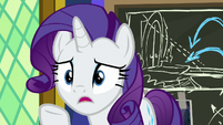 Rarity "it felt like I rushed" S9E4