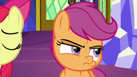 Scootaloo turns away with angry pout S9E22