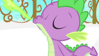 Spike breathing fire S4E24