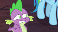 Spike sweating nervously S7E25