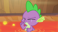 Spike with watery eyes and stuffy nose S9E9