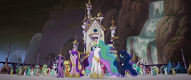 The four princesses face Tempest Shadow MLPTM