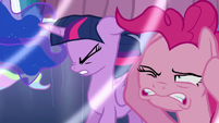 Twilight and Pinkie hear Flurry Heart cry S6E1