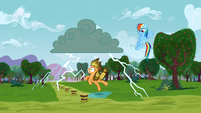 Applejack being struck by lightning 2 S3E8