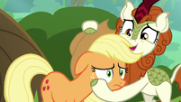 Autumn Blaze thrilled to meet Applejack S8E23