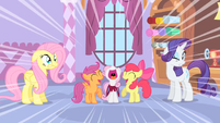 Cutie Mark Crusaders sleepover at Fluttershy's cottage! YAY!