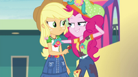 Pinkie Pie reaching into her hair EGROF