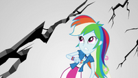 Rainbow Dash watching limbo crack apart EGS3