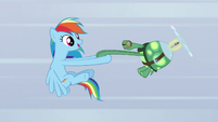 Rainbow spinning around while holding Tank's hands S5E5