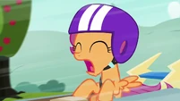 Scootaloo screaming.