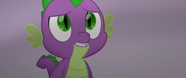 Spike "what happened to her horn?" MLPTM