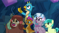 Young 5 watching Ocellus with approval S9E3