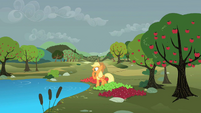 Applejack after seeing the reflection S2E01