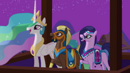 Celestia and delegates impressed by fireworks S3E5