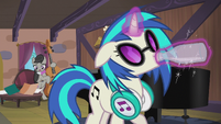 DJ Pon-3 drinking a bottle of milk S5E9