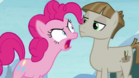 Pinkie Pie angrily calling Mudbriar wrong S8E3