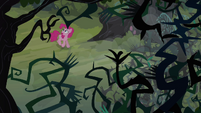 Pinkie walking in the Everfree Forest 2 S3E03