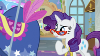 Rarity on other side of the dress rack S9E7