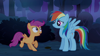 Scootaloo 'not-scary-at-all forest' S3E06