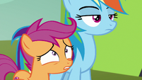 Scootaloo worried there aren't any seats S8E20