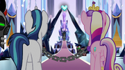 Shining Armor and Cadance in chains S9E1