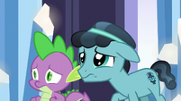 Spike and Crystal Hoof nervous again S6E16