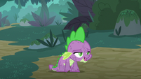 Spike sighing with great relief S8E11