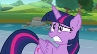 Twilight horrified by Rockhoof's decision S8E21