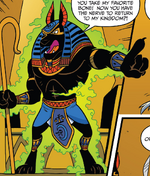 A jackal (King Anubis) in Friendship is Magic Issue #24