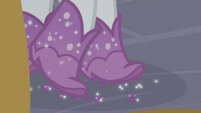 Mirror reflection of Rarity's new boots S8E17