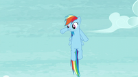 Rainbow waving her front legs S5E15