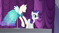 Rarity "and are ready to be presented!" S5E14