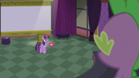 "Oh, I'm not nervous, Spike, but I do have to set a good example, especially for magic students."