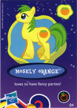 English monolingual version of mystery pack wave 8, card 4 of 24: Mosely Orange