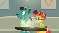 Chargrill and Orange Slice covered in curry S6E12