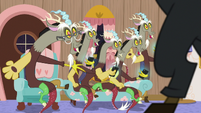 Discord's duplicates happy with his outfit S7E12