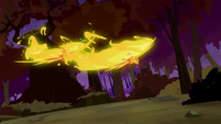 Flaming phoenixes chase after Spike S2E21