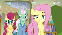 Fluttershy being particularly reprimanding S6E11