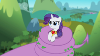 Even when Rarity is angry she still looks cute.