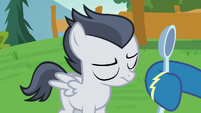 Rumble thinking hard on Thunderlane's words S7E21