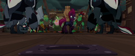 Tempest hears the ponies scream below deck MLPTM