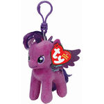 Twilight Sparkle Ty Beanie Baby keychain