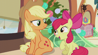 Apple Bloom asks about the flag raising S5E20