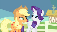 Applejack and Rarity suspicious S4E11