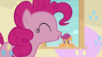 Pinkie Pie addressing her students S8E12