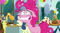 Pinkie Pie strained "just try some!" S7E23